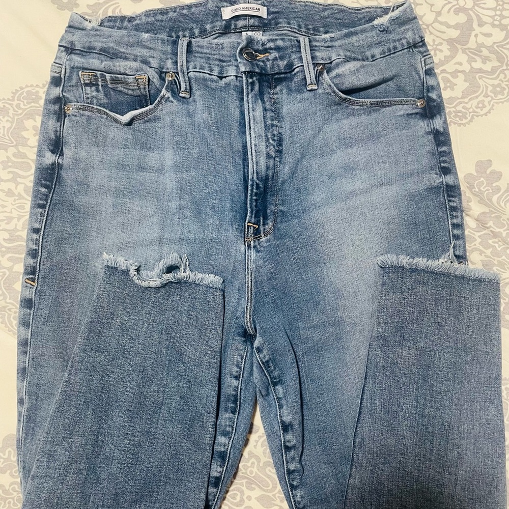 Good American Good Waist Crop